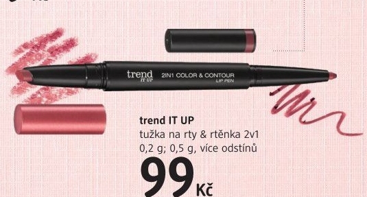 Rtěnka s tužkou na rty 2v1 trend IT UP