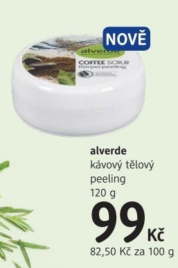 Sprchový peeling Alverde