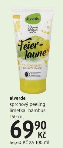 Sprchový peeling bio Alverde