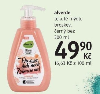 Tekuté mýdlo bio Alverde