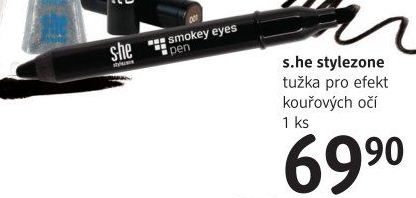 Tužka pro efekt kouřových očí Smokey eyes s.he stylezone