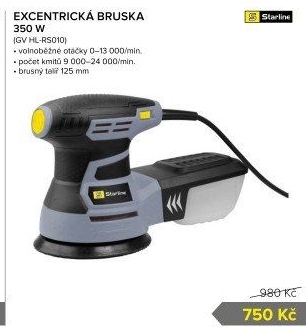 Excentrická bruska Starline