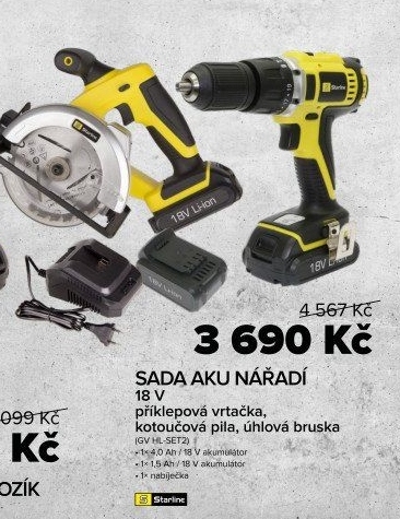 Sada aku nářadí Starline
