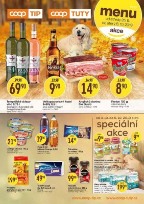 akční leták COOP 25.9.2019-8.10.2019