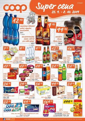 akční leták COOP 25.9.2019-8.10.2019