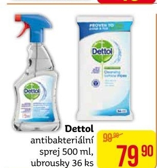 Čistič povrchů antibakteriální ve spreji Dettol