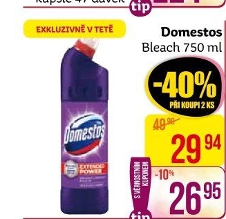 Čistič WC gelový Domestos