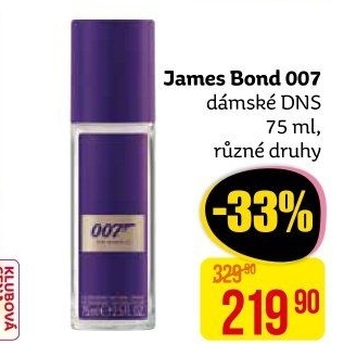 Deodorant parfémovaný 007 James Bond