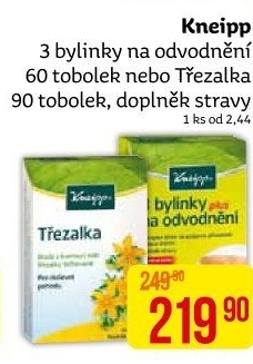 Doplněk stravy 3 bylinky na odvodnění Kneipp