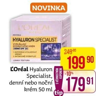 Krém pleťový Hyaluron Specialist L'