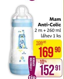 Láhev Anti-Colic MAM