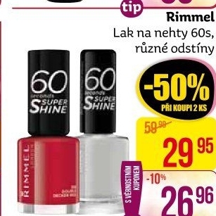 Lak na nehty 60 seconds Super Shine Rimmel
