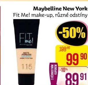 Make up Fit me! Matte + Poreless Maybelline