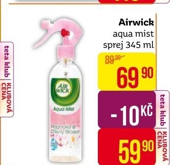 Osvěžovač vzduchu ve spreji Aqua Mist Air Wick