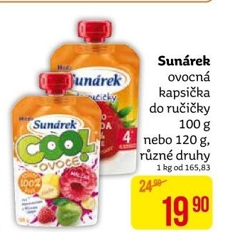 Ovocné pyré Do ručičky Sunárek