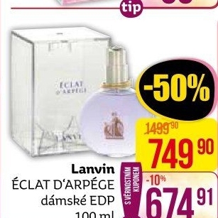 Parfémovaná voda dámská Eclat D'