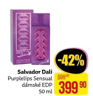 Parfémovaná voda dámská Purplelips Sensual Salvador Dali