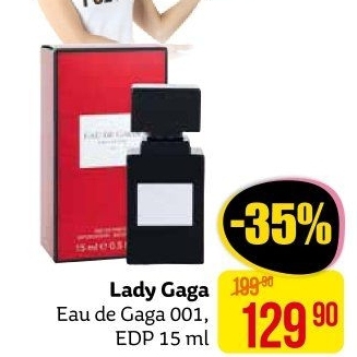 Parfémovaná voda unisex Eau de Gaga 001 Lady Gaga