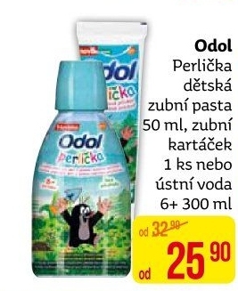 Pasta na zuby dětská Perlička Odol