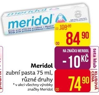 Pasta na zuby Meridol