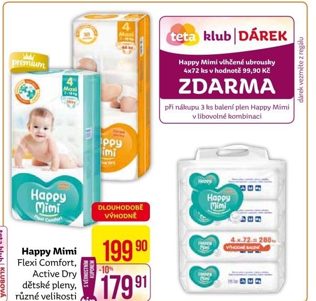 Pleny dětské Happy Mimi Flexi Comfort