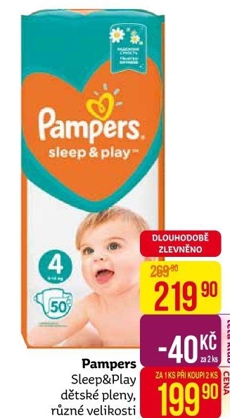 Pleny dětské Pampers Sleep &amp