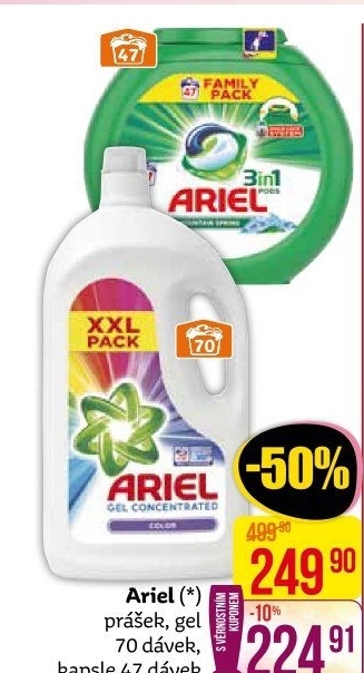 Prací prášek Ariel