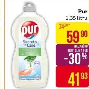 Prostředek na nádobí Pur