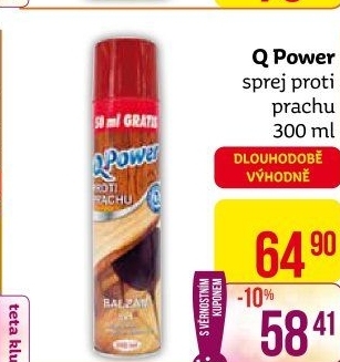 Sprej proti prachu Q power