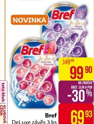 WC blok tuhý De Luxe Bref