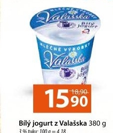 Bílý jogurt z Valašska Mlékárna Valašské Meziříčí
