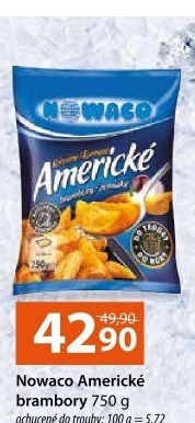 Brambory americké mražené Nowaco