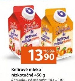 Kefírové mléko ochucené Mlékárna Valašské Meziříčí