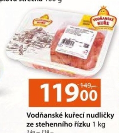 Kuřecí nudličky ze stehenního řízku Vodňanské kuře