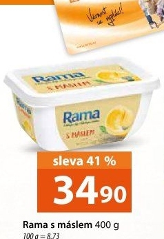 Margarín s máslem Rama