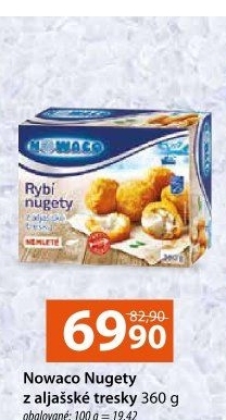 Nugety z aljašské tresky nemleté Nowaco