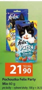 Pamlsky pro kočky Party mix Felix Purina
