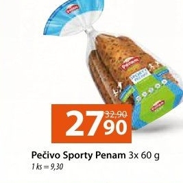 Pečivo sporty Fit den Penam