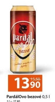Pivo ochucené bezové Pardálovo