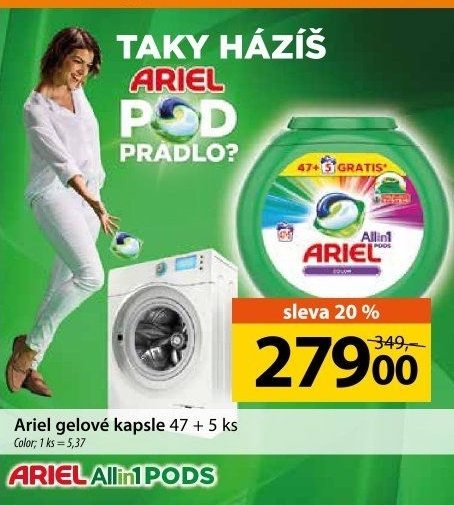 Prací kapsle Ariel
