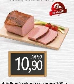 Sekaná lahůdková se sýrem Krahulík