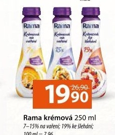 Smetana na vaření Krémová Rama