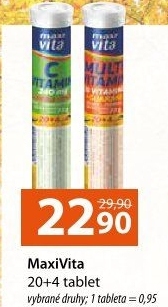 Šumivé tablety MaxiVita