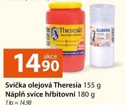 Svíčka hřbitovní olejová Theresia