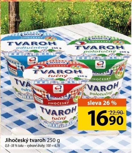 Tvaroh Jihočeský Madeta