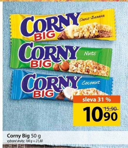 Tyčinka cereální BIG Corny