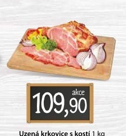 Uzená krkovice s kostí
