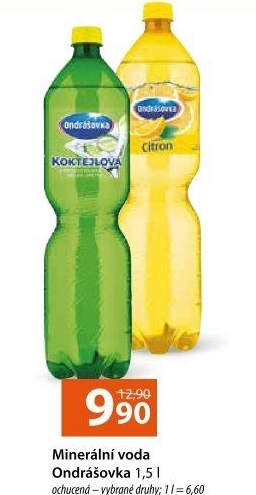 Voda ochucená Ondrášovka