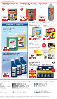 akční leták Barvy a laky drogerie 1.10.2019-19.10.2019