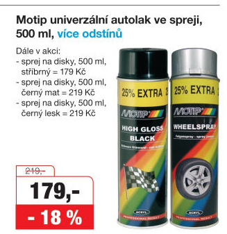 Autolak sprej Motip